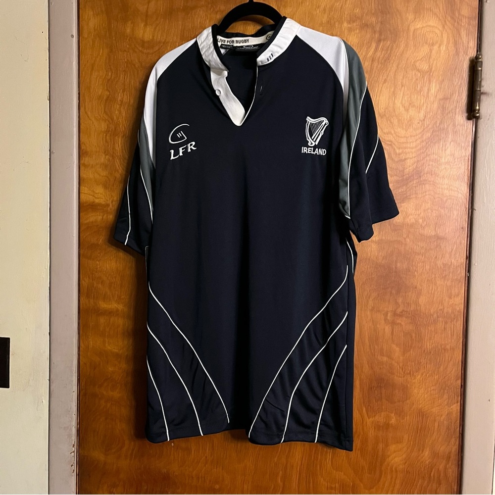 LFR - Live For Rugby - Ireland Golf Polo - Rugby Jersey Size - Men's M